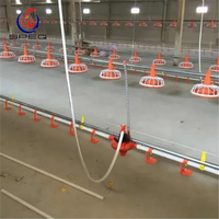 Automatic Broiler Chicken Battery Cage Poultry Feeding System