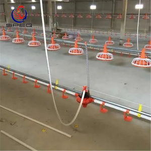 Automatic Broiler Chicken Battery Cage Poultry Feeding System