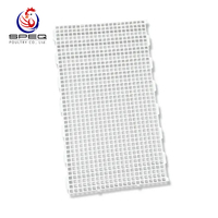 Poultry Farm Floor Raising Breeder Pan Feeding System & Layer Slat Floor Breeding System