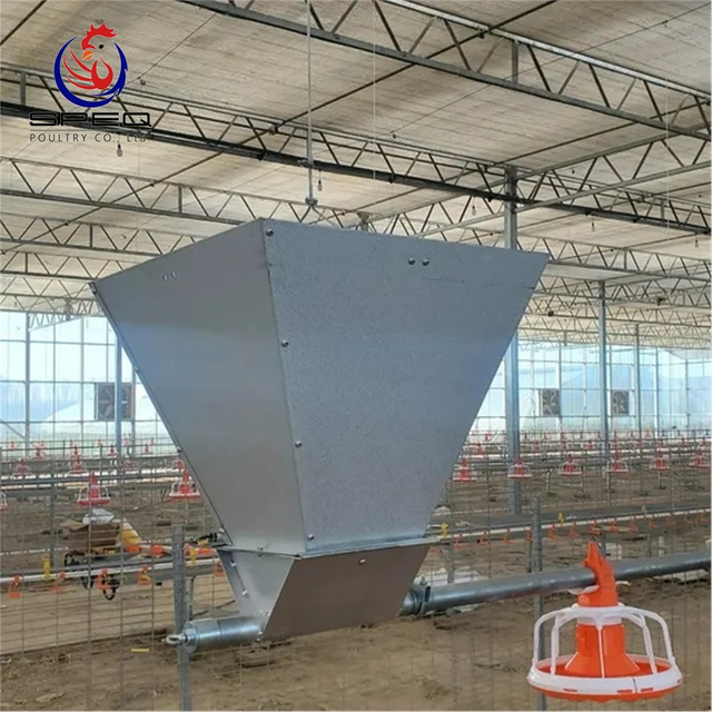 Poultry Farming Equipment Chicken Coop Automatic Pan Feeder for Broiler Breeder
